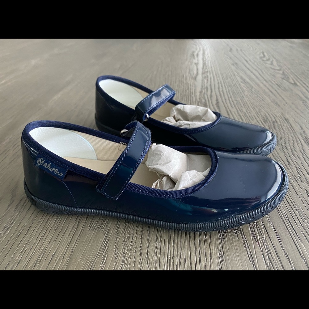 Naturino girls Pavia Mary Jane Navy blue shoes